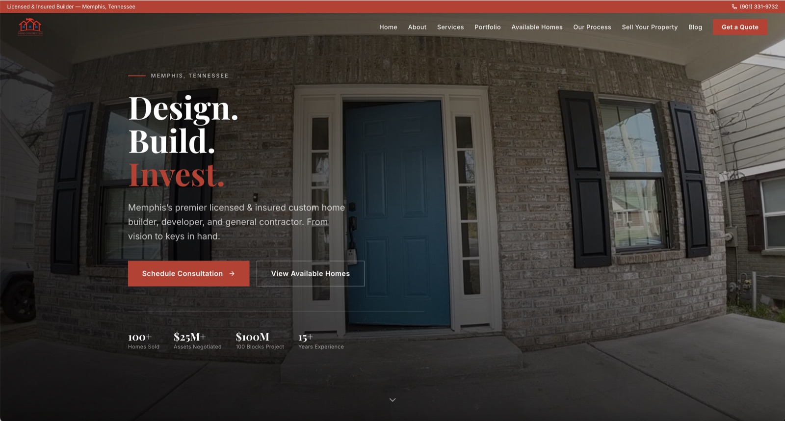 WMMC Construction website